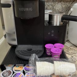 Keurig Cappuccino Machine With Pod Containers And Refill Cups And Filters