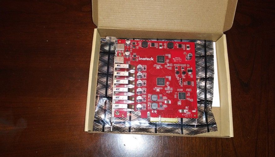 Inatek USB 3.2 (Generation 2) PCIe USB3 Host Card... CHEAP!