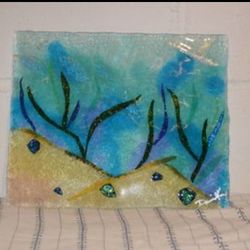 Glass Art Piece (Unknown Artist)