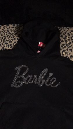 BARBIE Rhinestones Hoodie NWT 