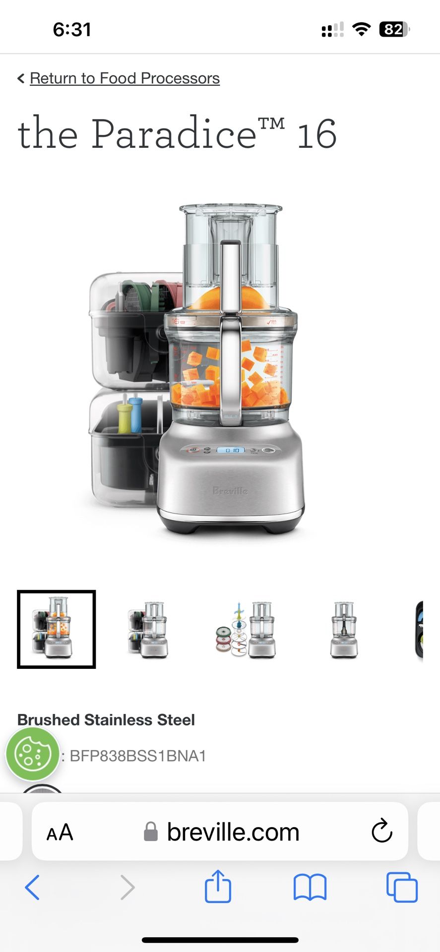 Breville Paradice 16 Food Processor for Sale in Gardena, CA OfferUp