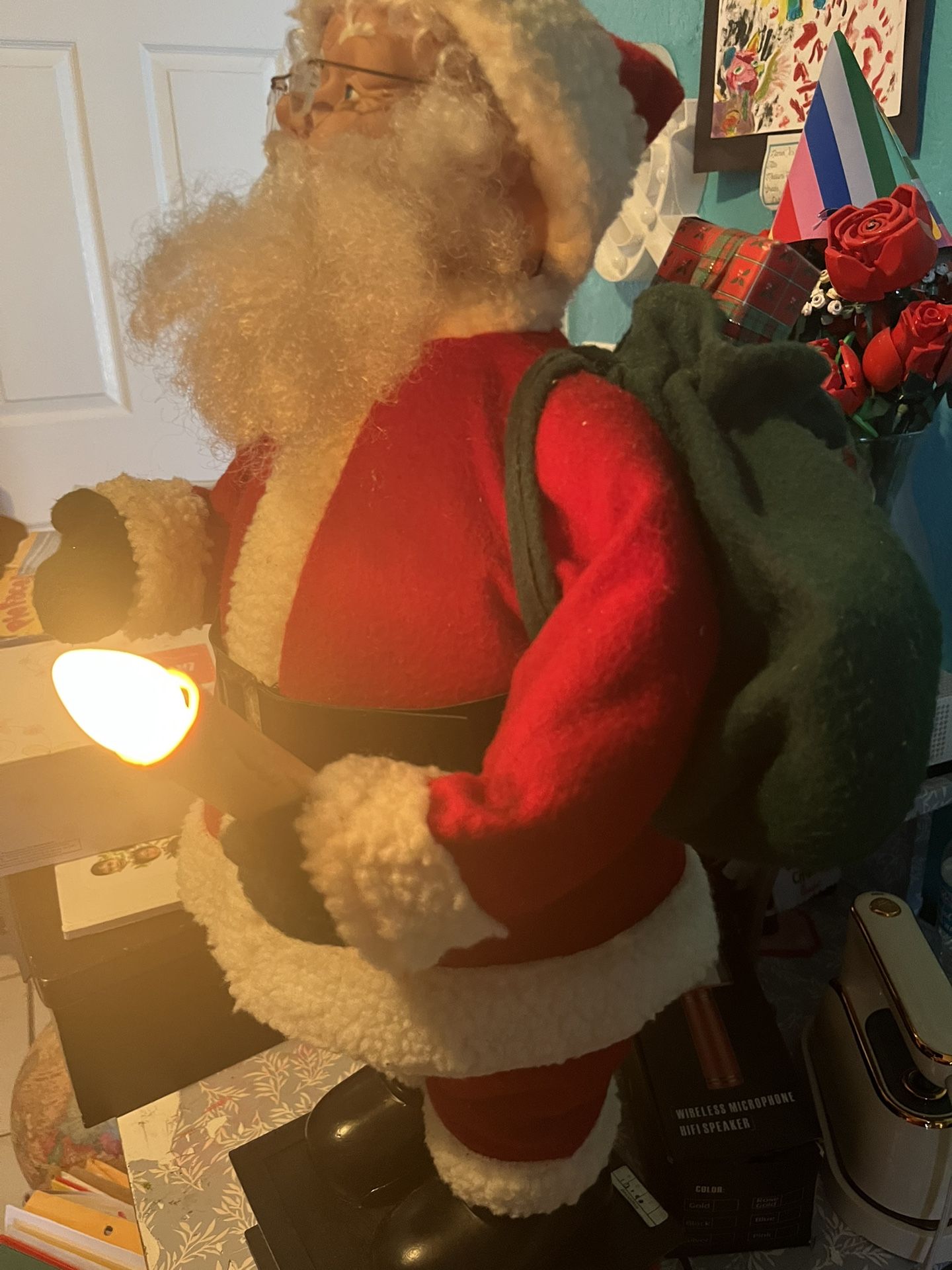 Santa Con Luz