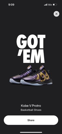 Kobe V Protro Size 8.5