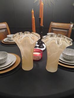 Gold vases
