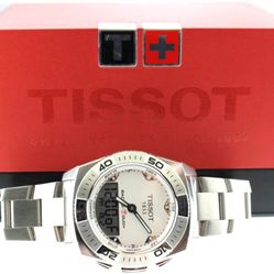 Tissot Men's Racing Touch Multifunction Analog Digital watches with BOX and TAG We have Omega Breitling Gucci Louis Vuitton Versace Rolex Chanel Gold 