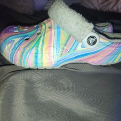 Women's Baya Lined Clog Crocs Sz 9