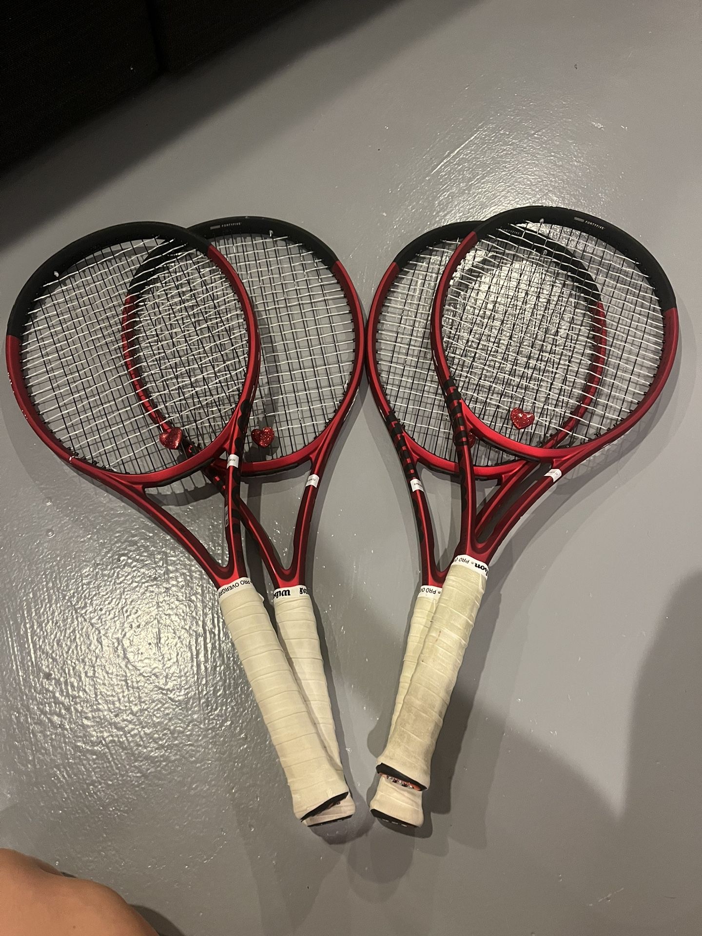 Wilson Clash 100L v2 Tennis Rackets (x4)