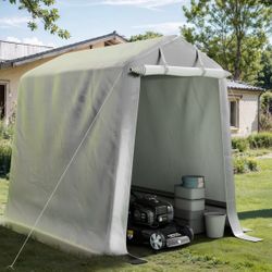 Storage Shelter 6X6 ft Tent Outdoor Portable Shelter Shed for Motorcycle