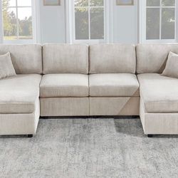 Corduroy sectional sofa