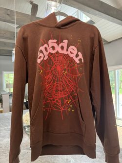 (spider Hoodie  “brown “)