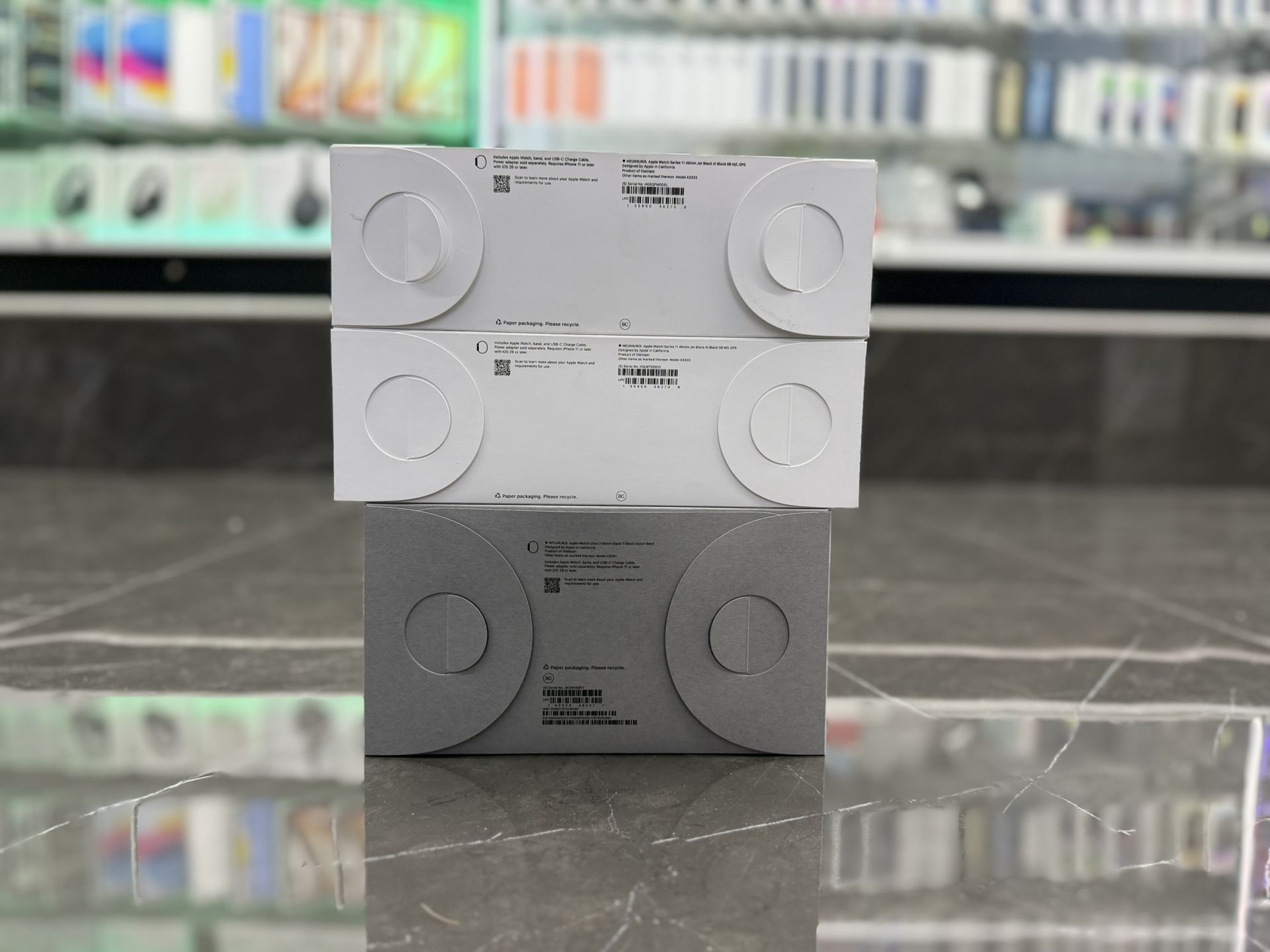 Apple Watch Series 11 46mm Jet Black & Apple Watch Ultra 3 (Black) Latest Models ((Take It Home In Payments/ llévatelo a casa en pagos) 