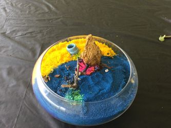 Beautiful Butterfly Sand Art