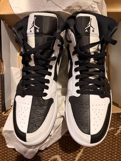 Air Jordan 1 Mid SE "Homage" (also known as the "Split Black White"),