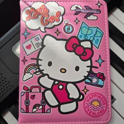 Hello kitty vibrant pink passport cover