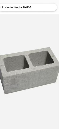 Standard Concrete Cinder Block 8x8x16