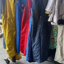 Snow Pants And Bibs, Kids All Sizes Available, Adults Small- Medium 