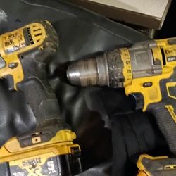 Hammer Drill And 3/4 Inch Impact Brushless 20 V