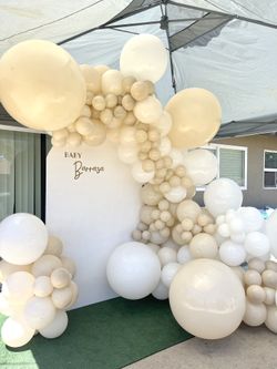 Balloon Backdrop Setup