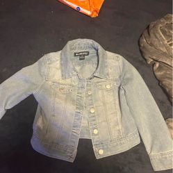 Size 6-8 (fits More Like 6) Jean Jacket And Nike Pullover Hoodie