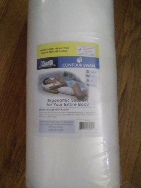 Contour Swan Pillow (New/Sealed)
