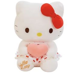  Large Hello Kitty Heart Plushie!