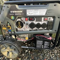 Firman tri fuel 9400w generator