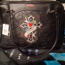 🔥 Ed Hardy Designer Handbag – NEW w/ Tags 🔥