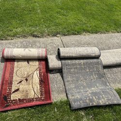 Rugs 1- 2x 8ft Runner(red)