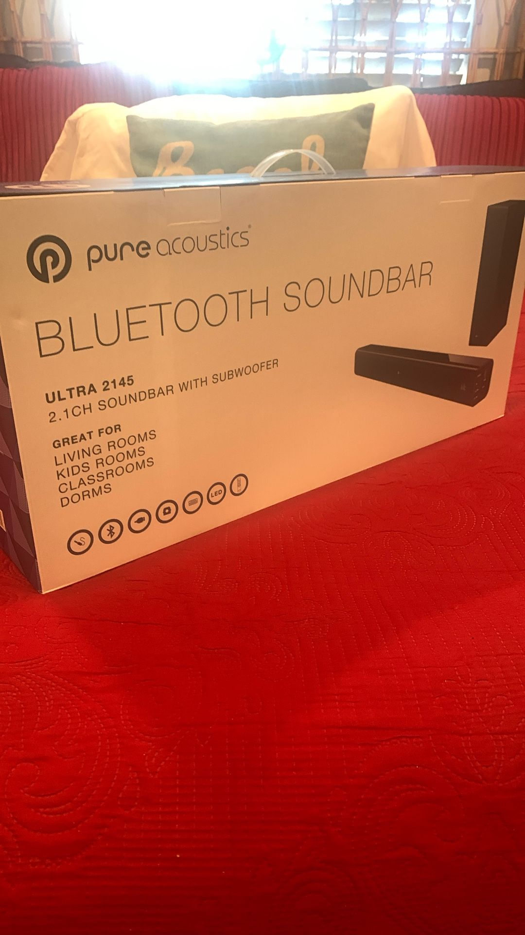 New Bluetooth Soundbar w/Subwoofer