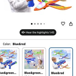 Kids Adventure Foam Airplanes Launchers 3 Pack Light Up Plan 