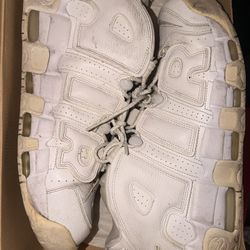 Nike Air More Uptempo (white-based) Size 14
