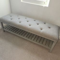 Upholstered Bench With Storage