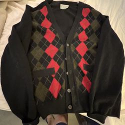 Vintage Argyle cardigan