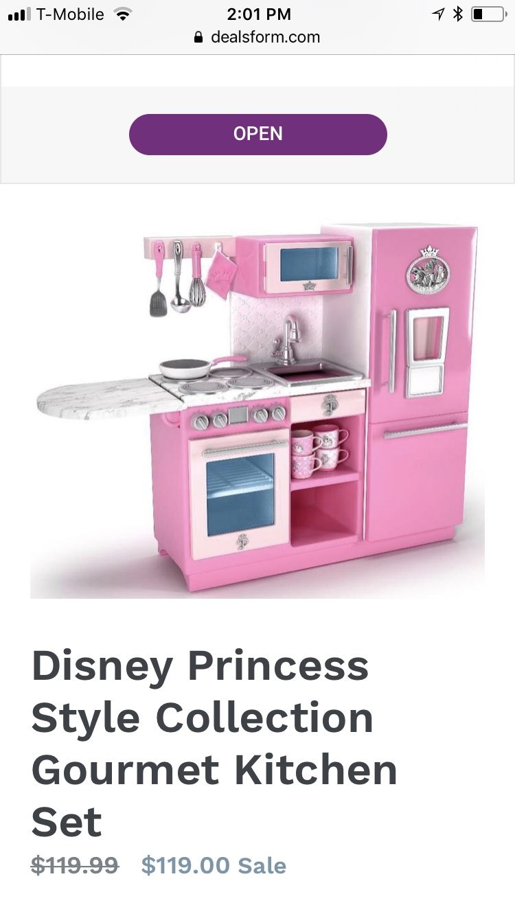 Disney Princess Style Collection Gourmet Kitchen (New in Box) for Sale in  Ashburn, VA - OfferUp