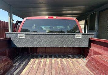 Aluminum Diamond Plate truck bed tool box