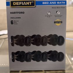 Set de 6 Cerraduras Defiant - Modelo Hartford (Privacidad)
