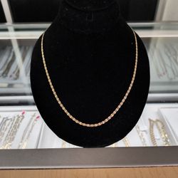 14k Gold Necklace 6.2 Grams 24 Long Layaway Available 10% Down If You Interested Please Make Sure You Ask For Maribel Thank You 