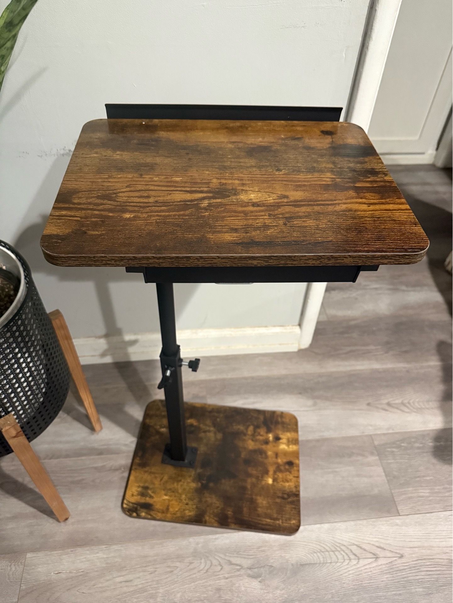 Adjustable 360 Degree Side Table