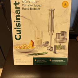 Cuisinart Smart Stick Variable Speed Hand Blender New Sealed