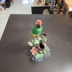 Talking Parrot 🦜  Repeats Whatever You Say, A Great Toy For Entertainment 10" Tall, Works Great! 