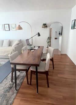 Wooden handmade dining table (+ dining chairs optional)