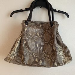 Beautiful Soft Furla Snakeskin Bag With Dust over. 