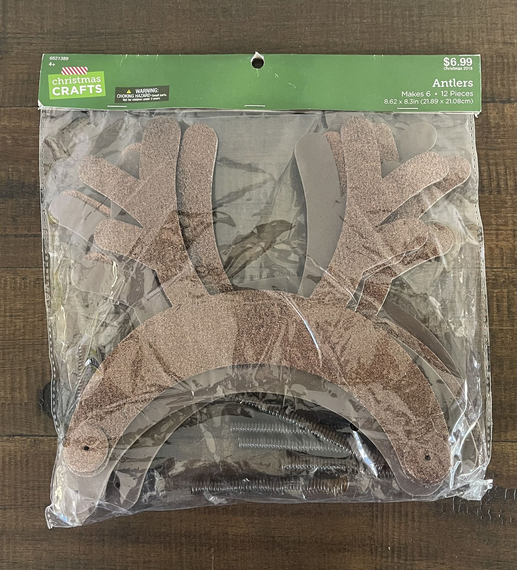 Christmas Craft Antlers (6 sets)