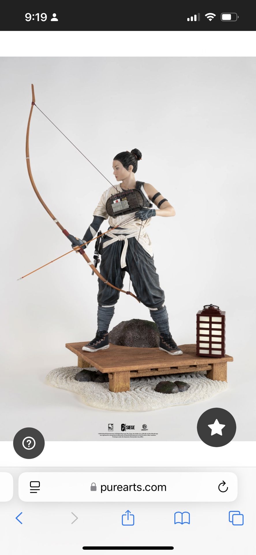 New Pure Arts Six Siege Habana Elite Skin 1/4 Scale Statue Brand New in box Bring Habana to life with this highly detailed collectible statue, base
