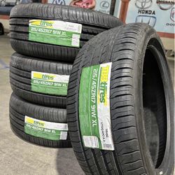 215/45/17 TBB Llantas Nuevas Instaladas Y Balanceadas 