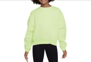 Nike Girls’ Sportswear Club Fleece Boxy Crewneck Sweatshirt 
