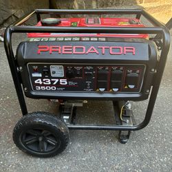 Gas Generator Predator 4(contact info removed) Running Watts