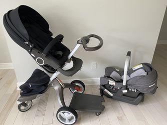 STOKKE stroller and car seat