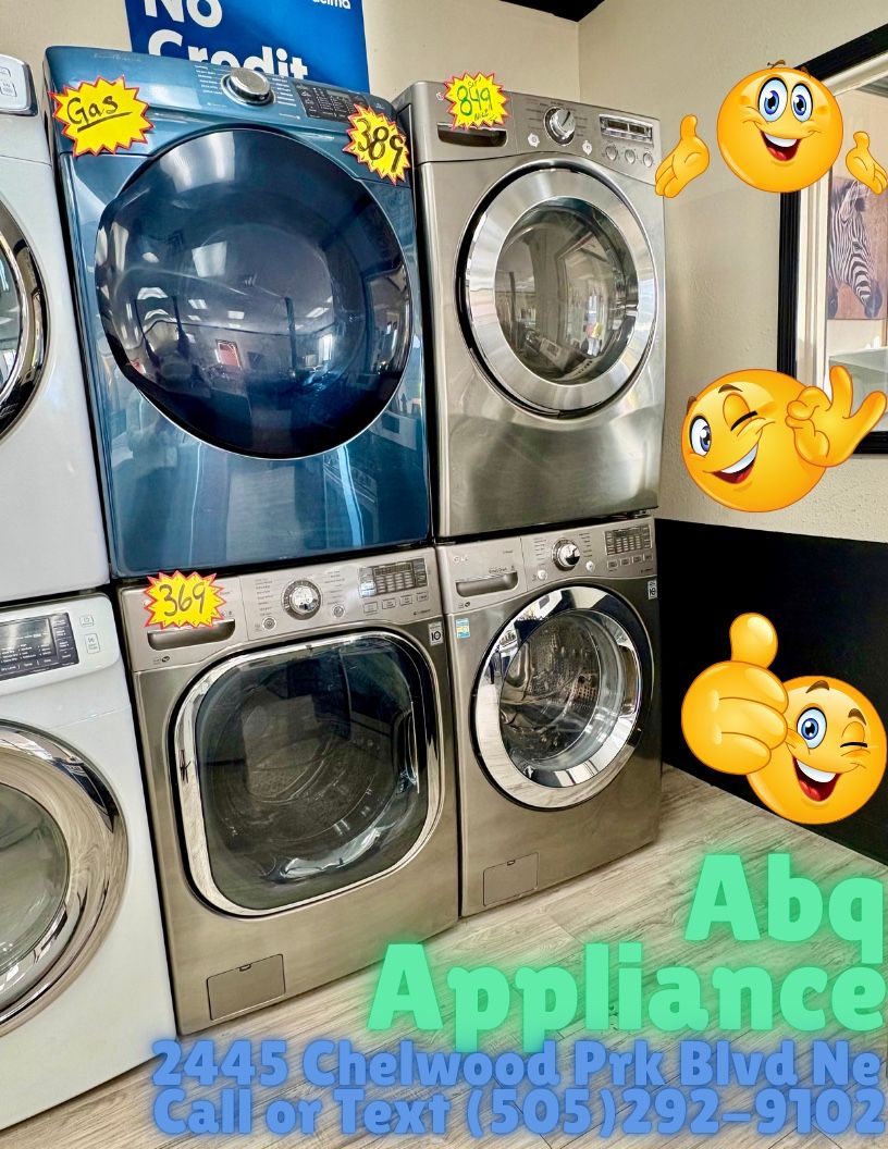 Lg Front Loading Washer & Dryer Set