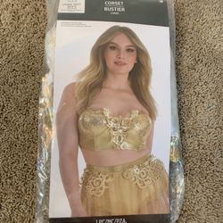 Golden Corset Women’s Halloween Costume 